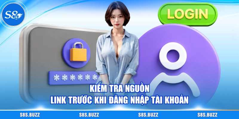 Kiểm tra nguồn link trước khi đăng nhập tài khoản