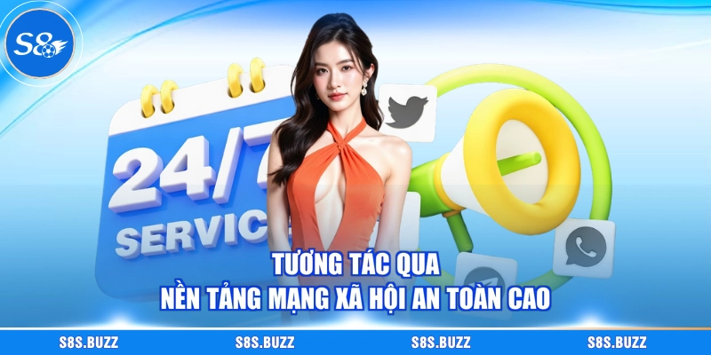 Tương tác qua nền tảng mạng xã hội an toàn cao